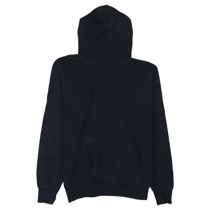 FILA Men's Black Pullover Hoodie Small Logo Fleece Sweatshirt
