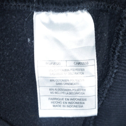 Nike Men's Black Pullover Hoodie Sweatshirt Size L Fleece Logo