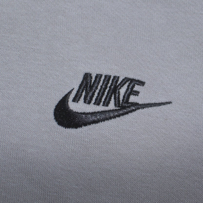 Nike Men's Grey Pullover Hoodie Small Fleece Logo Sportswear