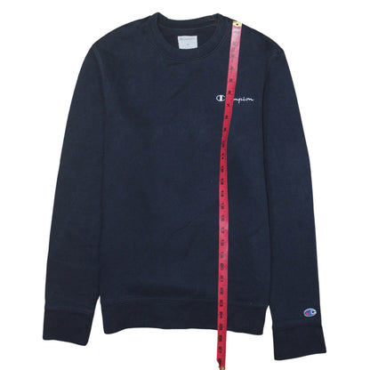 Champion Men's Blue Small Crew Neck Pullover Sweatshirt