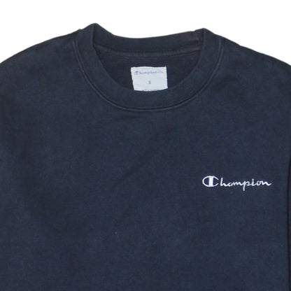 Champion Men's Blue Small Crew Neck Pullover Sweatshirt