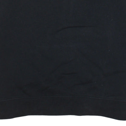Nike Boys Black Large Sweatshirt with Multicoloured Swoosh Logo