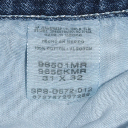 Wrangler Men's Blue Classic Straight Fit Denim Jeans 31x32
