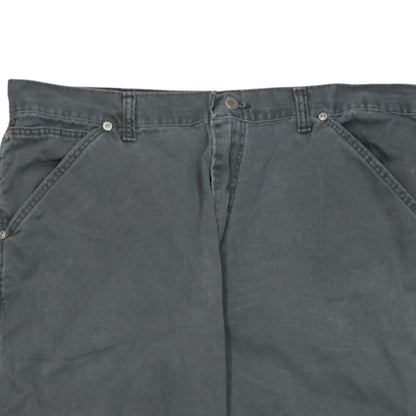 Lee Men's Grey Relaxed Fit Straight Denim Jeans 36x32