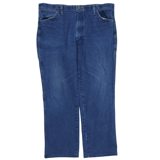 Wrangler Men's Blue 38x30 Straight Leg Denim Jeans