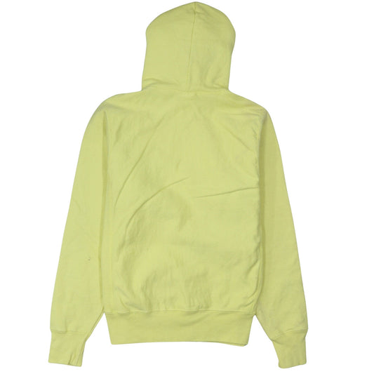 Champion Womens Yellow Small Reverse Weave Pullover Hoodie