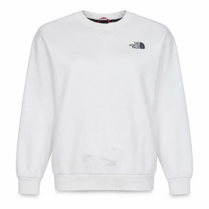 The North Face Womens White Small Pullover Sweatshirt Graphic Print