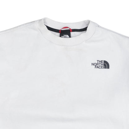 The North Face Womens White Small Pullover Sweatshirt Graphic Print