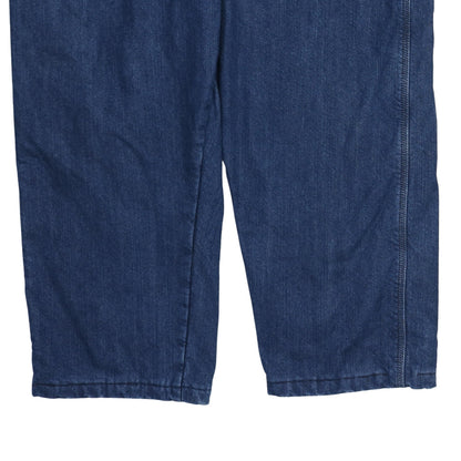 Wrangler Men Blue 40x30 Regular Fit Lined Denim Straight Jeans