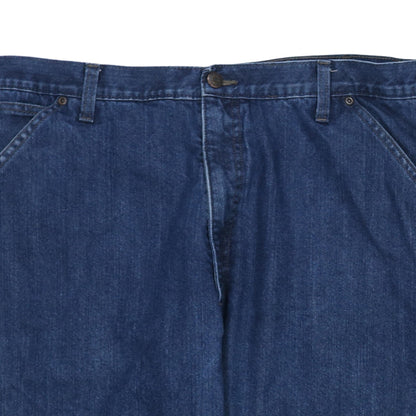 Wrangler Men Blue 40x30 Regular Fit Lined Denim Straight Jeans