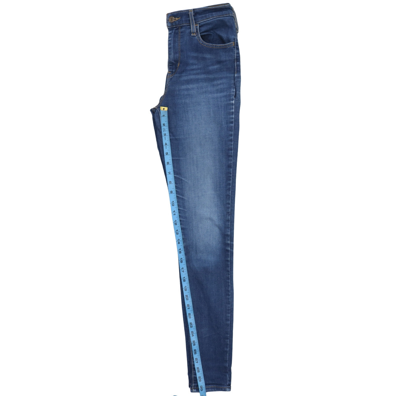 Levi's Womens Blue 720 High Rise Super Skinny Jeans Size 28