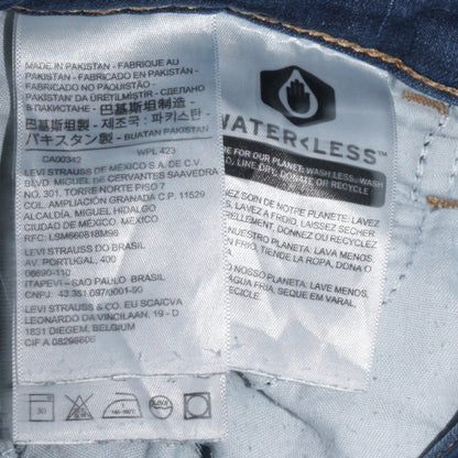 Levi's Womens Blue 720 High Rise Super Skinny Jeans Size 28
