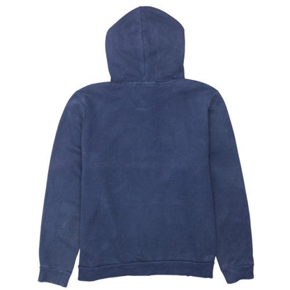Puma Mens Blue Pullover Hoodie XL Logo Fleece Sweatshirt
