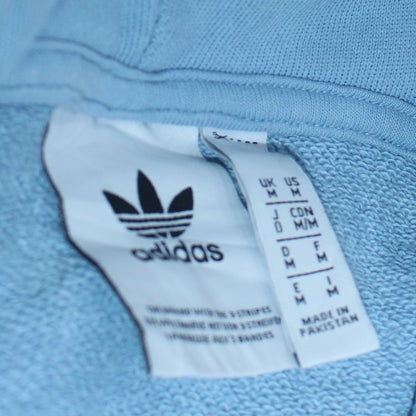 Adidas Men Blue Pullover Hoodie M Logo Sportswear