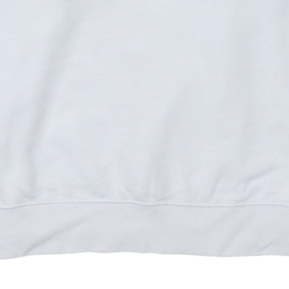 Nike Women White Colourblock Crew Neck Sweatshirt Size M 80s Style