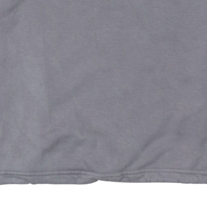 Adidas Women’s Grey 1/4 Zip Sweatshirt Size 14A Logo Print Pullover