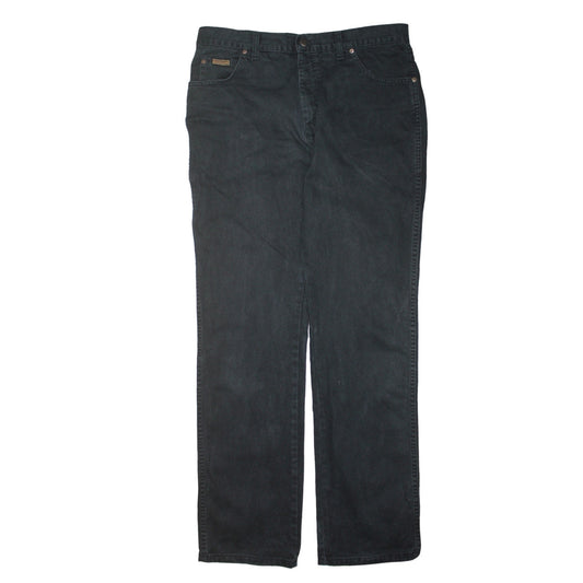 Wrangler Men's Black 36x34 Texas Straight Fit Denim Jeans