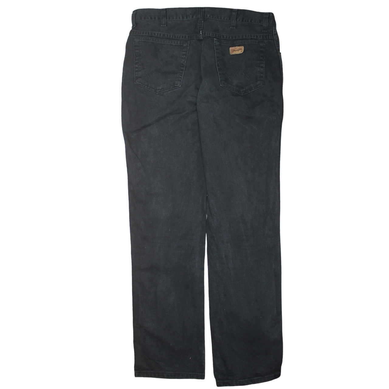 Wrangler Men's Black 36x34 Texas Straight Fit Denim Jeans