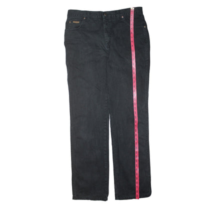 Wrangler Men's Black 36x34 Texas Straight Fit Denim Jeans