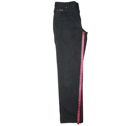 Wrangler Men's Black 36x34 Texas Straight Fit Denim Jeans