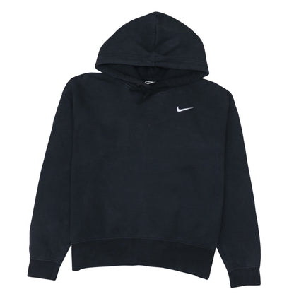 Nike Men's Black Pullover Hoodie Small Logo Fleece Sweatshirt