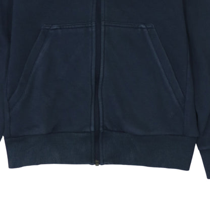 Adidas Boys Navy Blue Full Zip Hoodie Size 13-14 Years L Sportswear