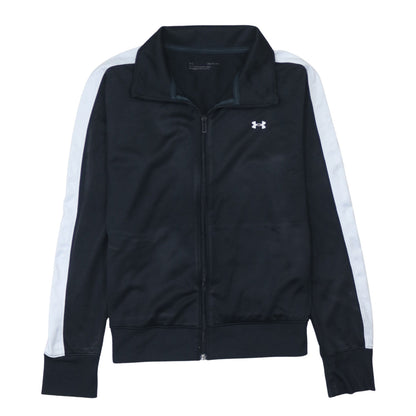 Under Armour Boys Black Full Zip Sports Sweatshirt Size S