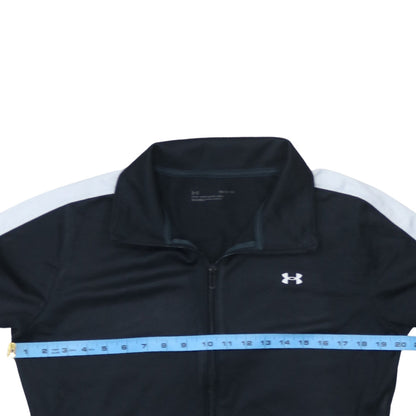 Under Armour Boys Black Full Zip Sports Sweatshirt Size S