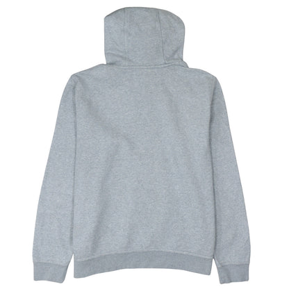 Nike Men's Grey XL Pullover Hoodie with Logo and Kangaroo Pocket
