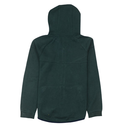 Nike Men's Green Full Zip Hoodie Size S Sportswear Cotton Blend