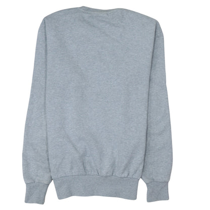Ellesse Men's Grey Small Crew Neck Logo Sweatshirt Pullover