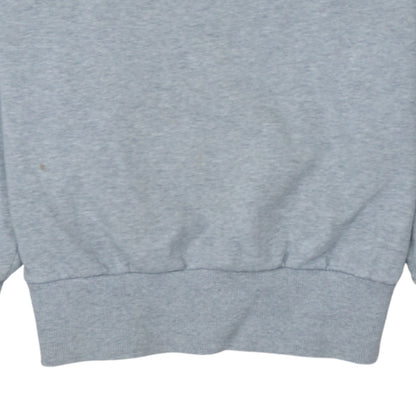 Ellesse Men's Grey Small Crew Neck Logo Sweatshirt Pullover