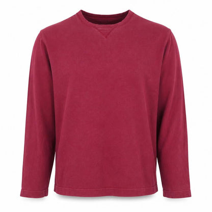 Gap Mens Red Cotton Crew Neck Pullover Sweatshirt XL