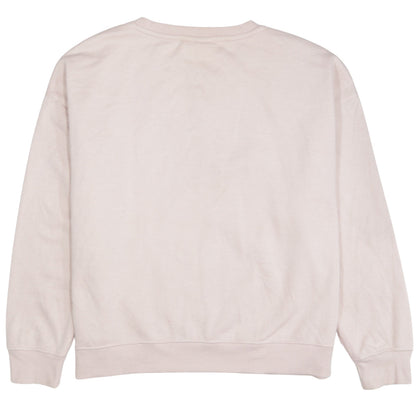 Disney Women’s Beige Minnie Mouse Pullover Sweatshirt Size L 14/16