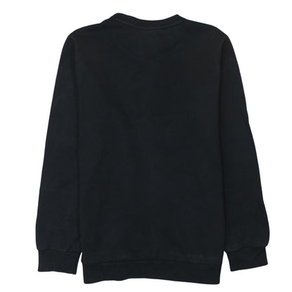 Puma Men’s Black Small Pullover Crew Neck Logo Sweatshirt