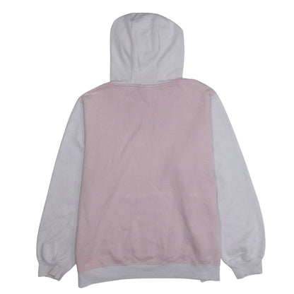 Ellesse Women Pink White Pullover Hoodie Size 24 Colourblock Logo