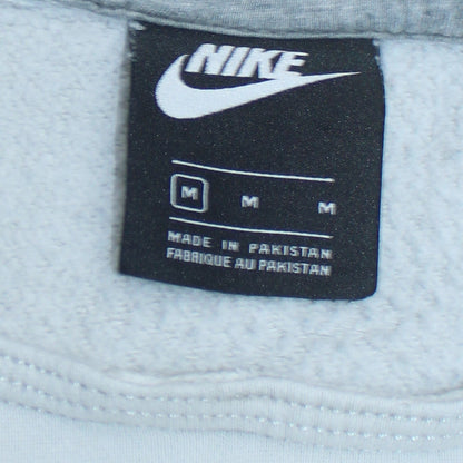 Nike Men's White Crew Neck Pullover Sweatshirt M Sports Fleece
