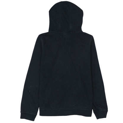 Nike Boys Black XL Pullover Hoodie with Yellow Logo Print