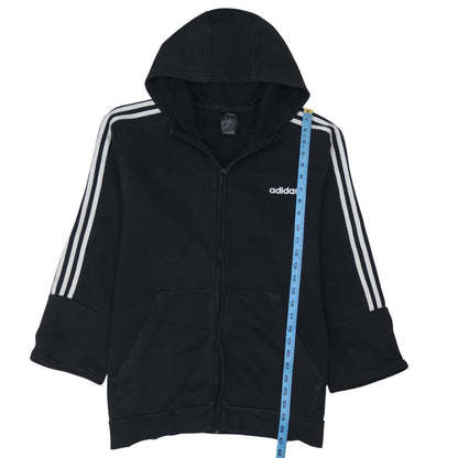adidas Men's Black XL Full Zip Hoodie Sweatshirt