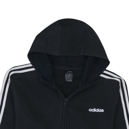 adidas Men's Black XL Full Zip Hoodie Sweatshirt