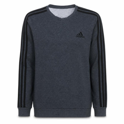 Adidas Men's Grey Crew Neck Pullover Sweatshirt Size S
