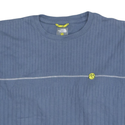 The North Face A5 Series Blue Cotton Knit Men's Pullover Jumper Size S