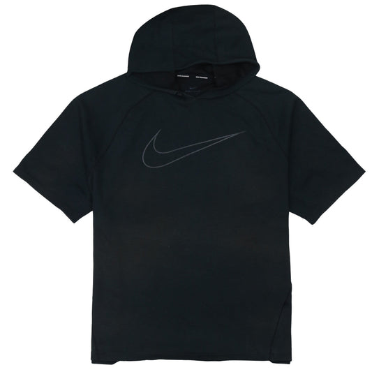 Nike Men's Black Dri-FIT Hooded Short Sleeve T-Shirt 2XL