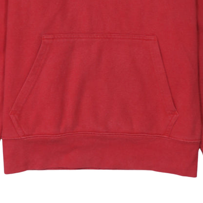 The North Face Men's Red Small Pullover Hoodie Graphic Fleece