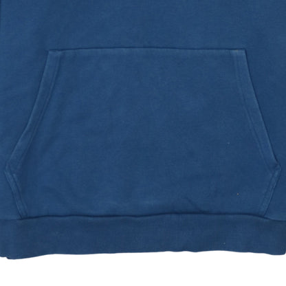 Under Armour Men Blue Pullover Hoodie M Logo Fleece Sweatshirt