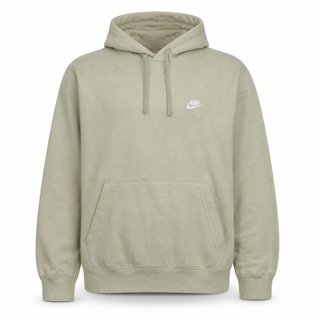 Nike Men's Beige XL Pullover Hoodie Sweatshirt with Logo