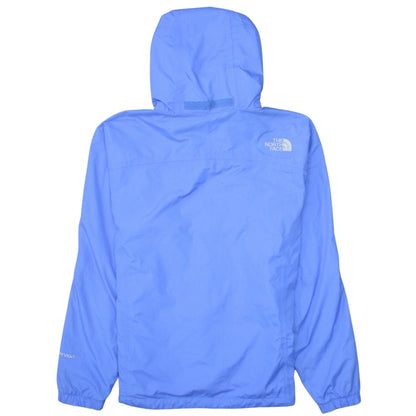 The North Face Women Blue Hooded Waterproof Rain Coat Jacket L