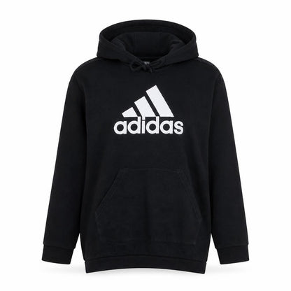 Adidas Women's Black Pullover Hoodie Medium Logo Fleece Sweatshirt
