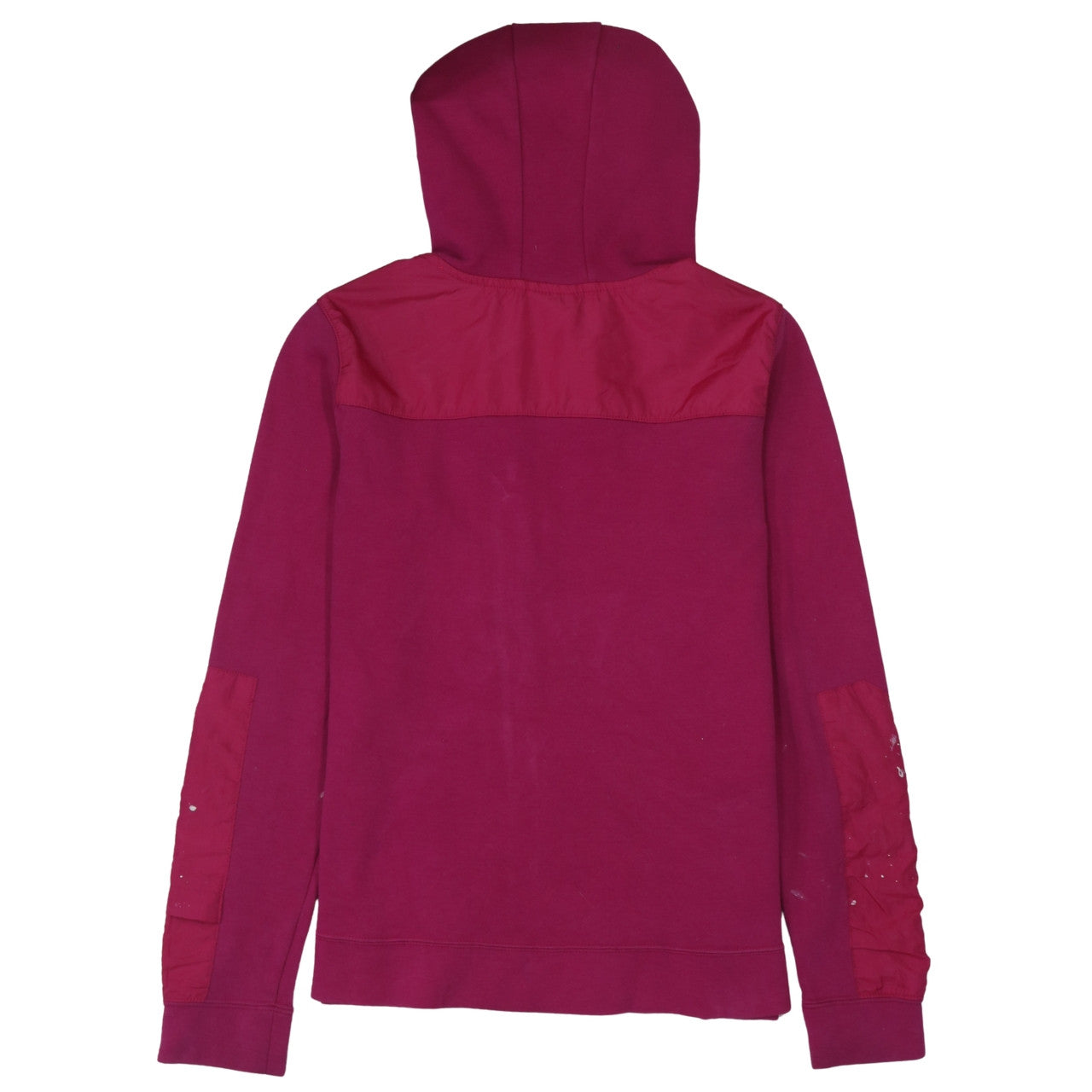 Nike Women's Pink Full Zip Hoodie Sweatshirt Size S Cotton Blend