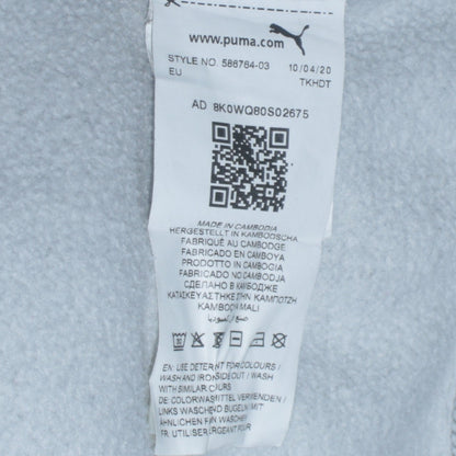 Puma Men's Grey XS Pullover Hoodie with Logo Front